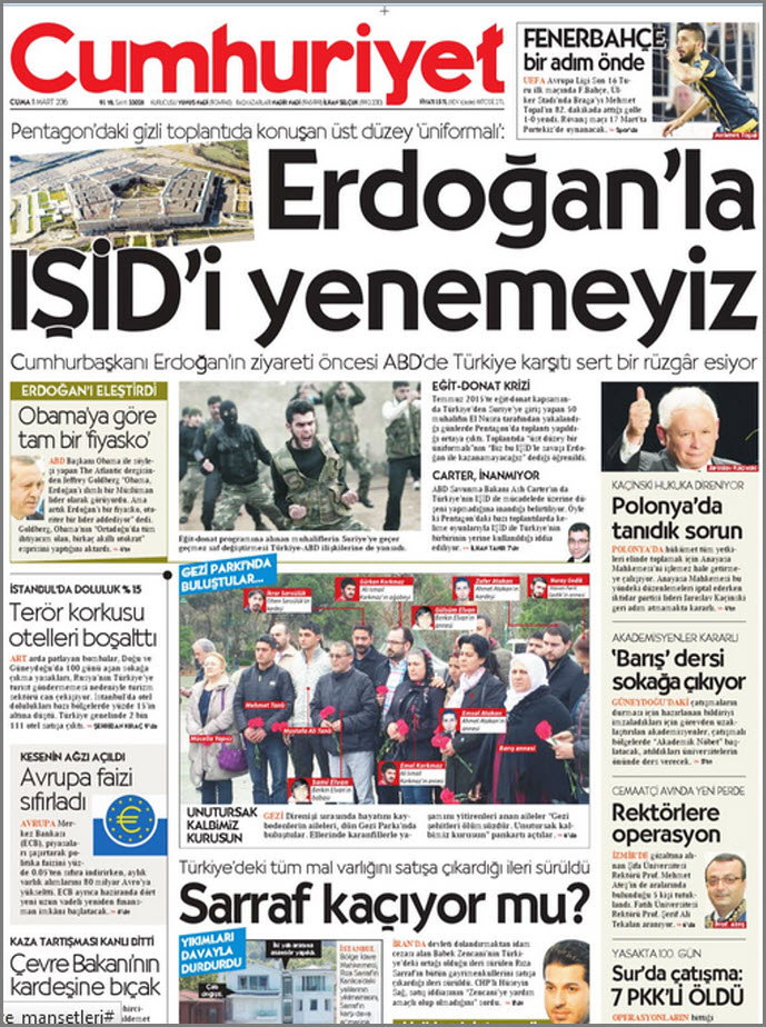 11-03-2016 CUMHURİYET