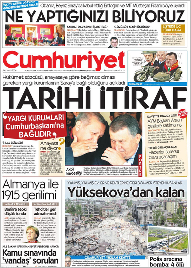31-05-2016 CUMHURİYET